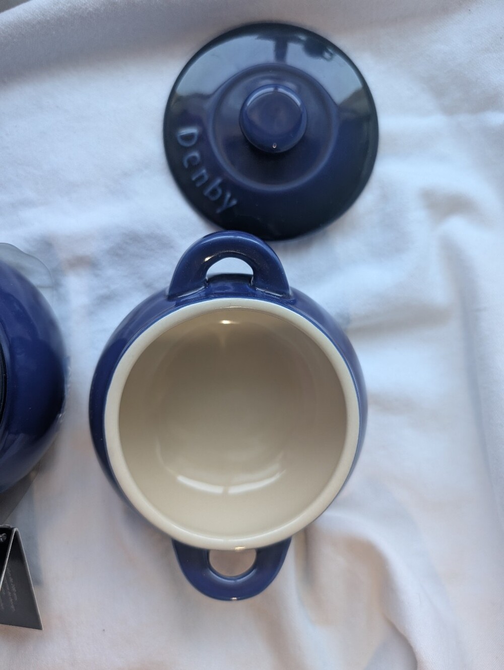 Denby Imperial Blue Individual Mini Casseroles with Lids  - 2 - Picture 6 of 12